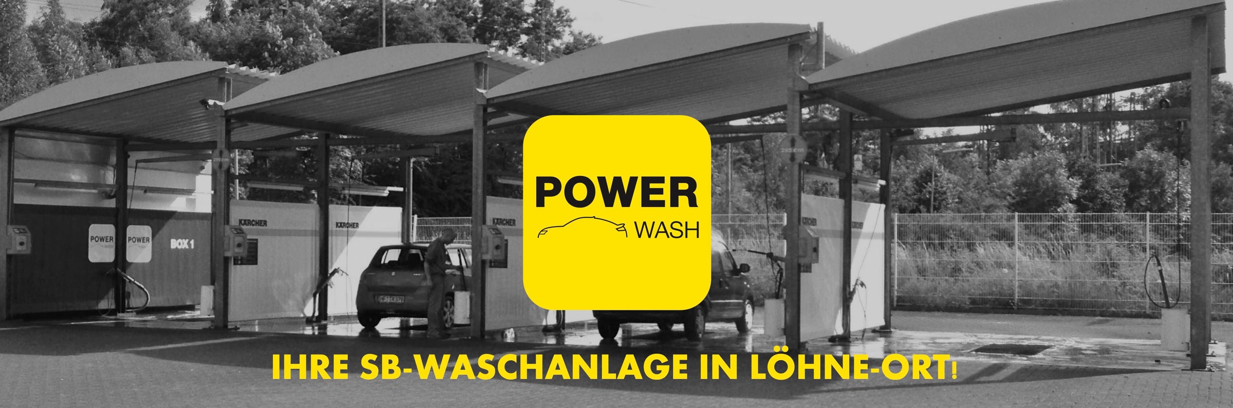 Waschanlage Außenansicht